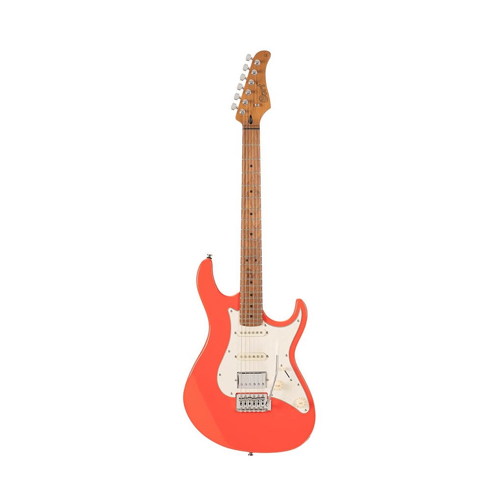 Cort G200SE HSS Roasted Maple Neck Electric Guitar - Scarlett Red Electric Guitars Sky Music