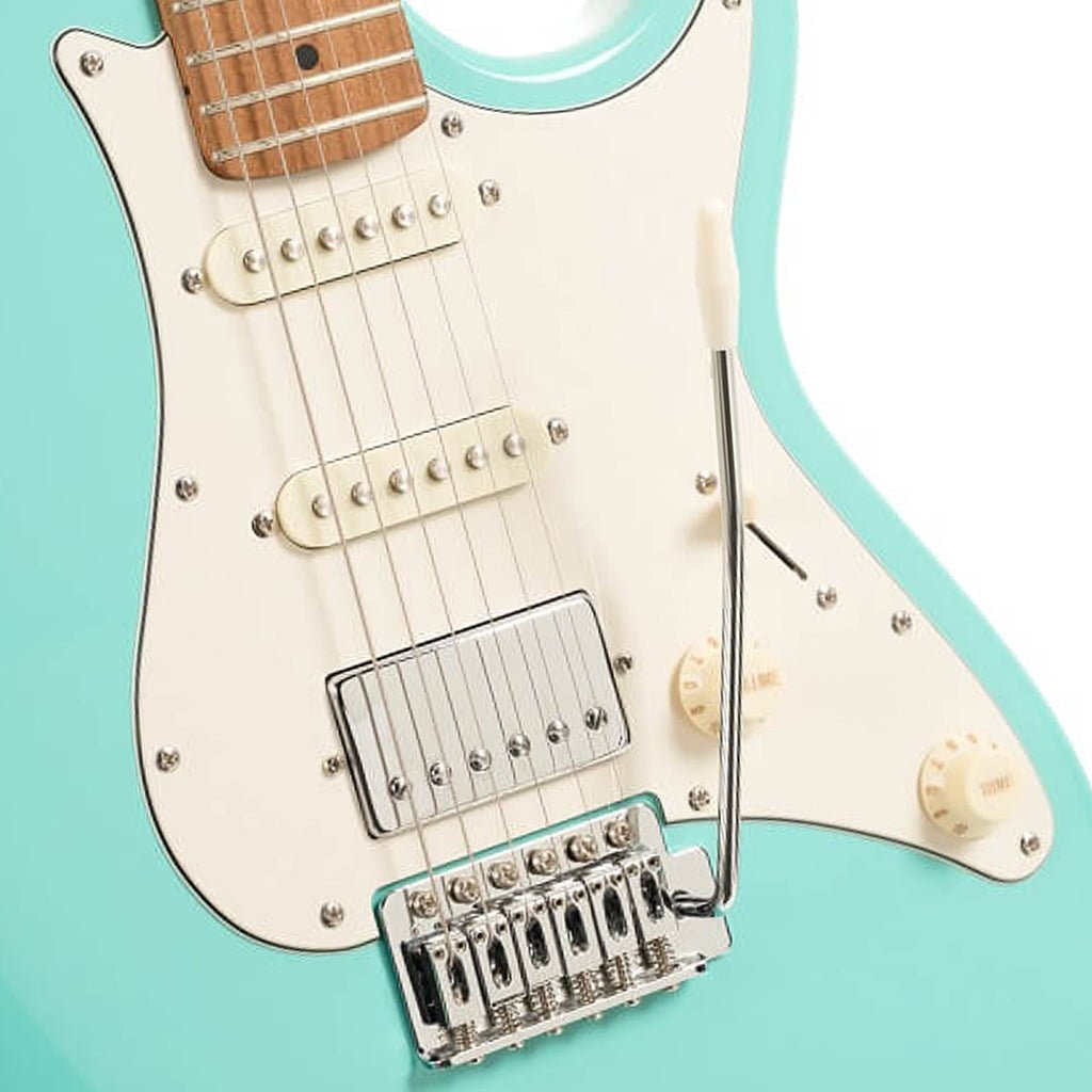 Cort G200SE HSS Roasted Maple Neck - Seafoam Green Electric Guitars Sky Music