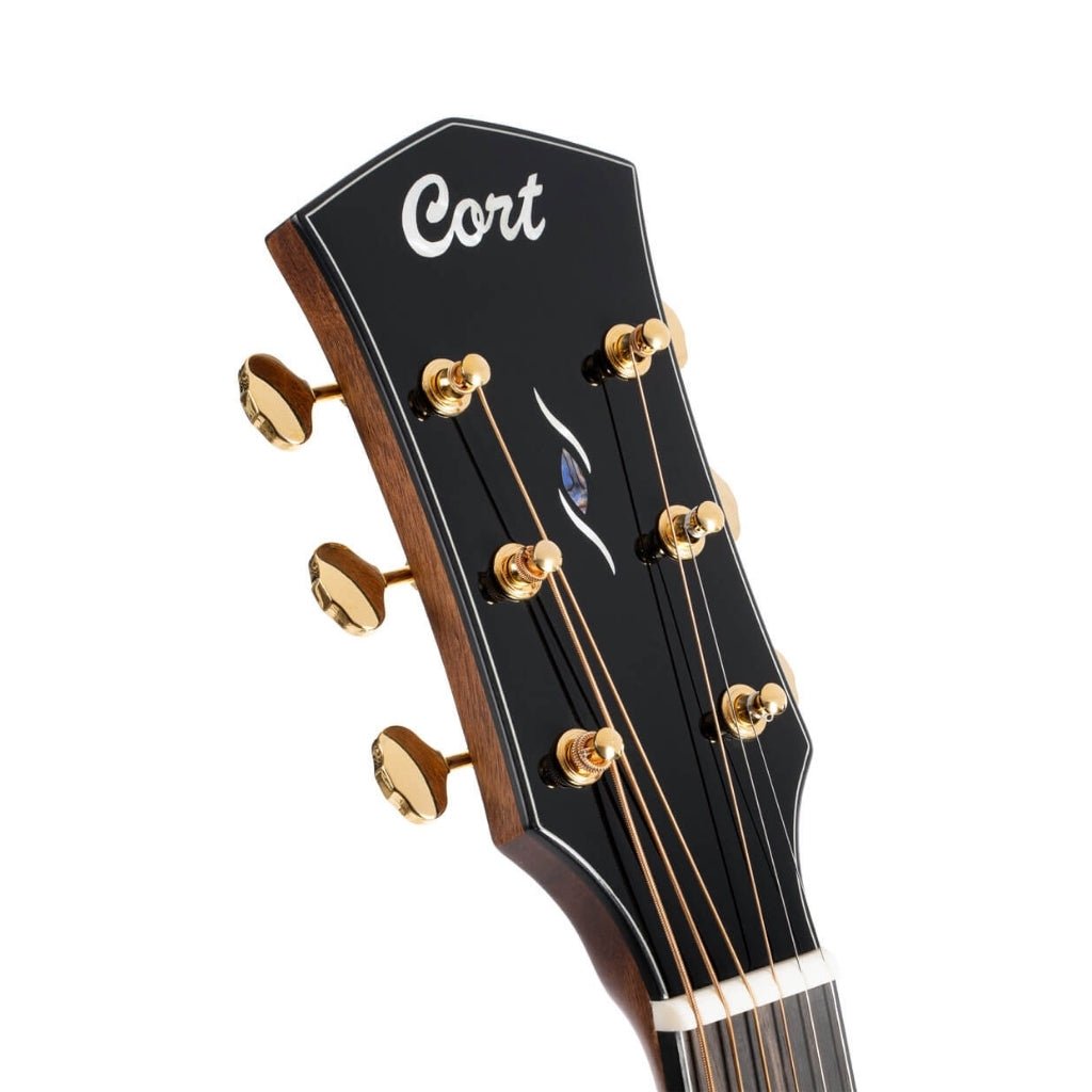 Cort Gold-A6 Gold Series Acoustic-Electric Guitar - Natural Acoustic Guitars Sky Music
