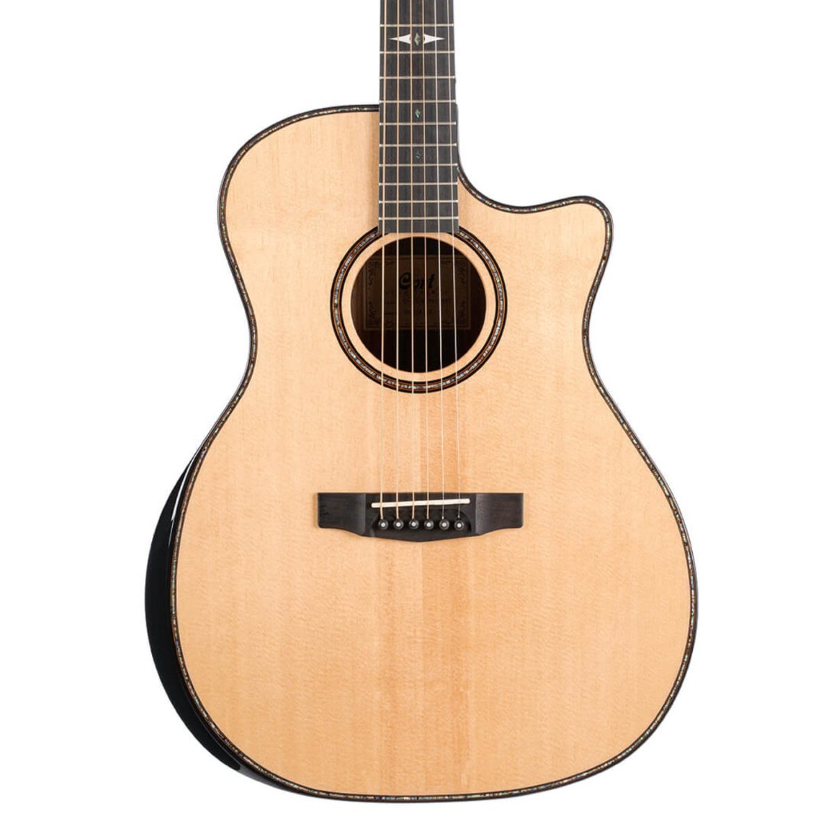 Cort Grand Regal GA-PF CW Bevel Acoustic Guitar - Natural Gloss Acoustic Guitars Sky Music