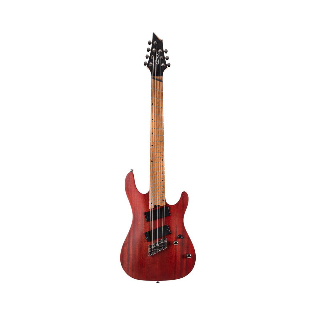 Cort KX307 7-String Electric Guitar - Open Pore Mahogany Electric Guitars Sky Music