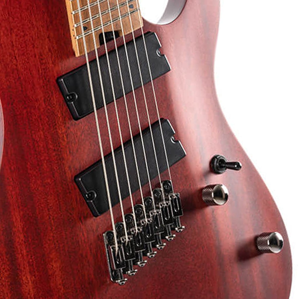Cort KX307 7-String Electric Guitar - Open Pore Mahogany Electric Guitars Sky Music