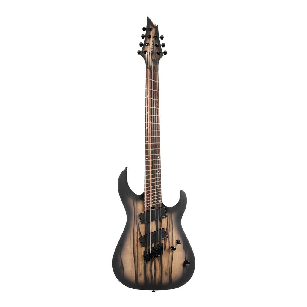 Cort KX507MS Pale Moon 7-String Multi-Scale Guitar - Natural Black Burst Electric Guitars Sky Music