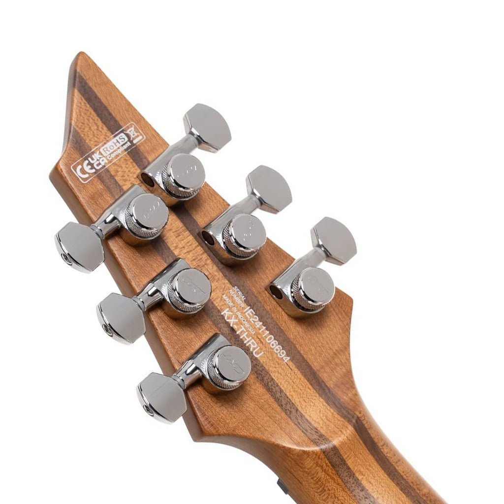 Cort KX600 Infinite Fishman Fluence Pickups w/Bag - Orange Crush Satin Electric Guitars Sky Music