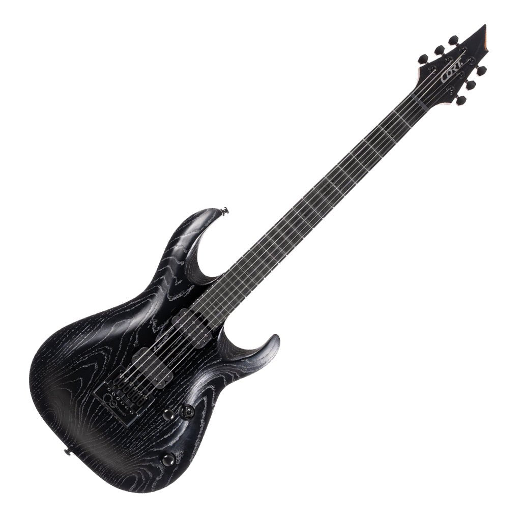 Cort KX700 Open Pore Black with Evertune Bridge and Deluxe Gigbag Electric Guitars Sky Music