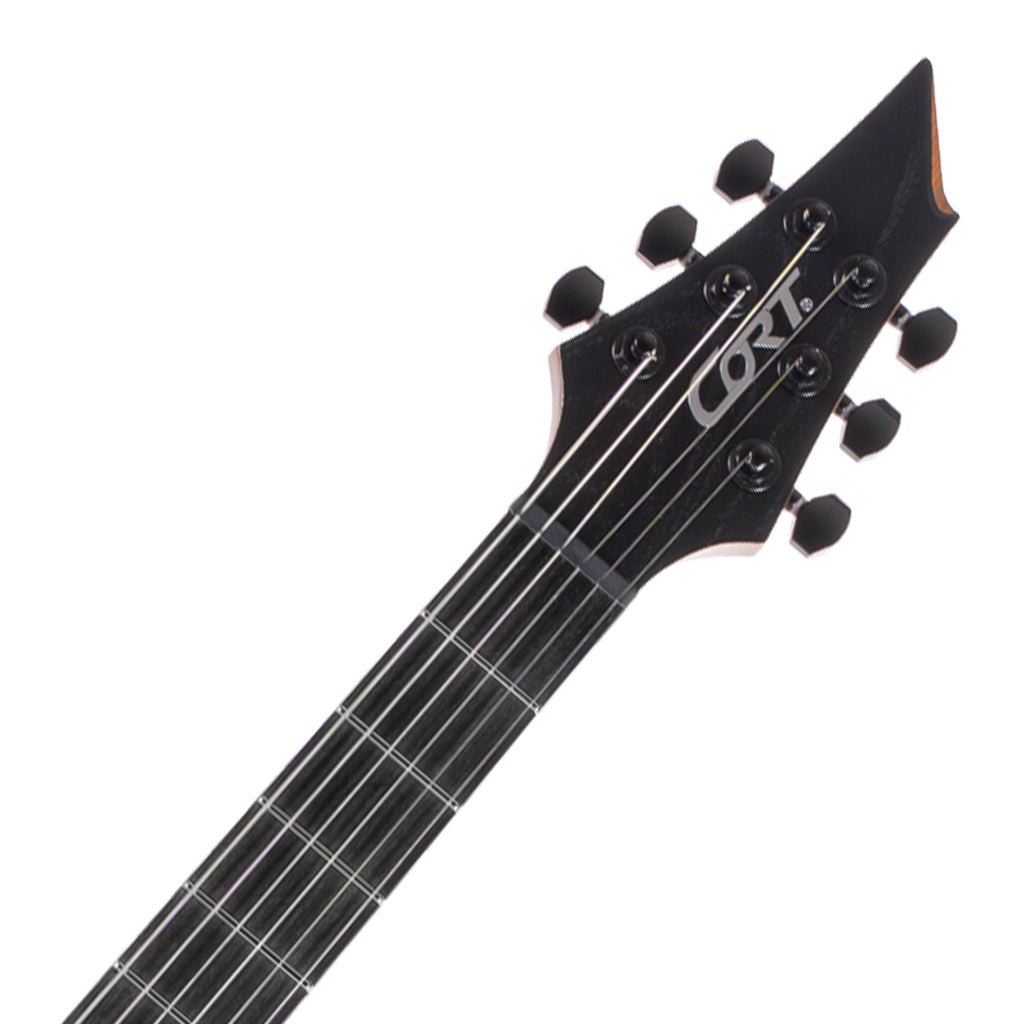 Cort KX700 Open Pore Black with Evertune Bridge and Deluxe Gigbag Electric Guitars Sky Music