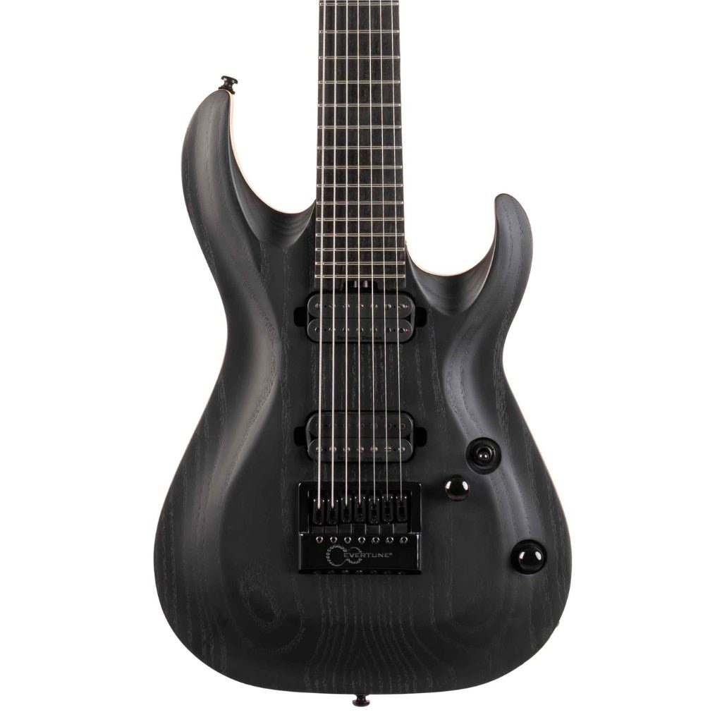 Cort KX707 Evertune 7 String Open Pore Black with Bag Electric Guitars Sky Music