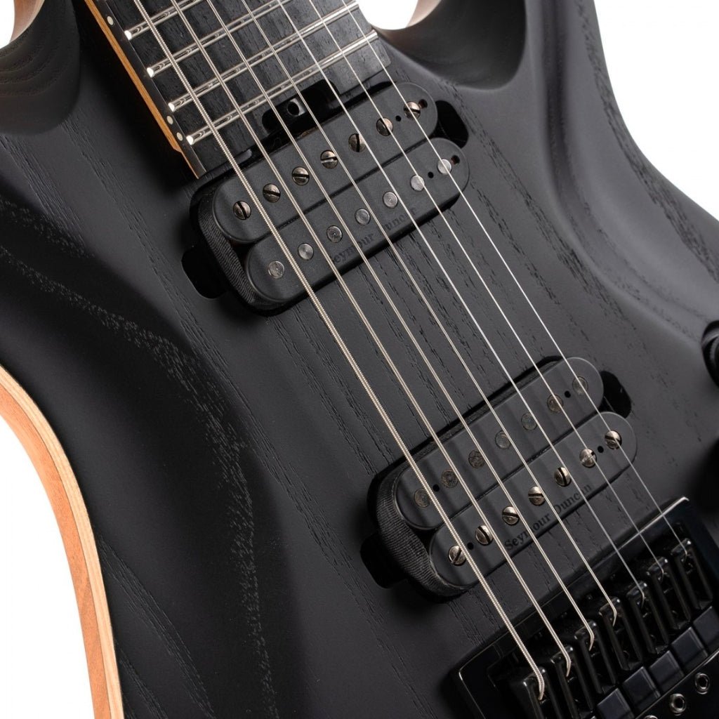 Cort KX707 Evertune 7 String Open Pore Black with Bag Electric Guitars Sky Music