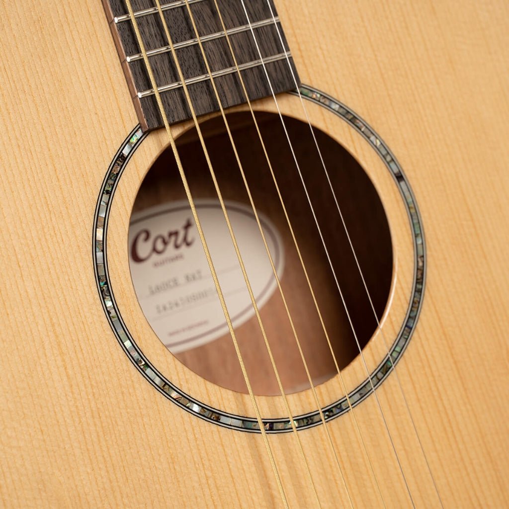 Cort L60CE Spruce Top Cutaway Acoustic Guitar - Natural Acoustic Guitars Sky Music