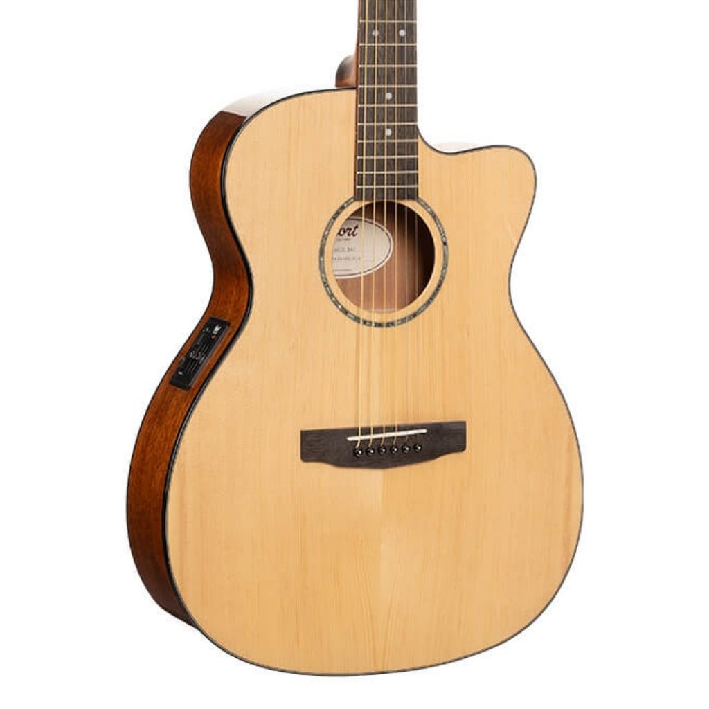 Cort L60CE Spruce Top Cutaway Acoustic Guitar - Natural Acoustic Guitars Sky Music