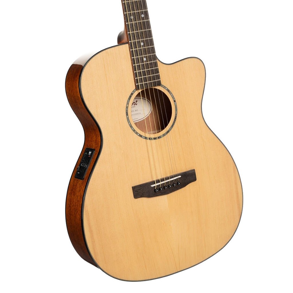 Cort L60CE Spruce Top Cutaway Acoustic Guitar - Natural Acoustic Guitars Sky Music