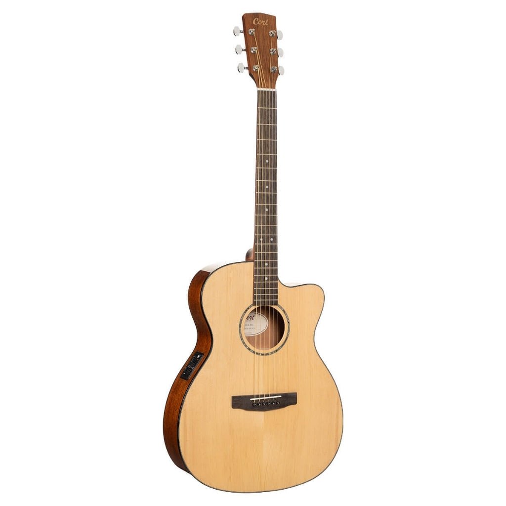Cort L60CE Spruce Top Cutaway Acoustic Guitar - Natural Acoustic Guitars Sky Music