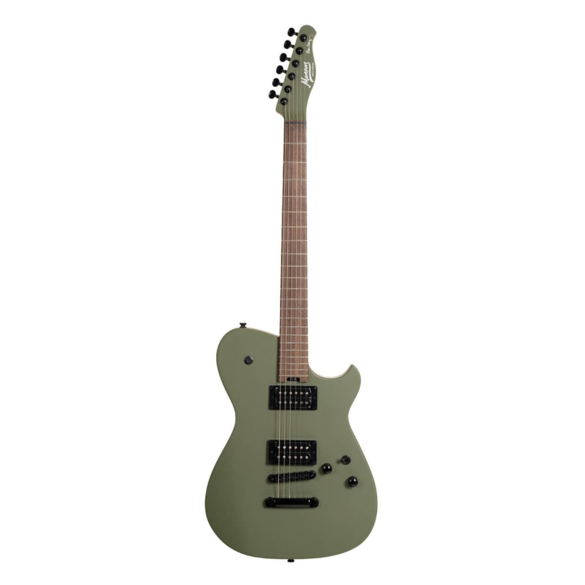 Cort MBM-2H Electric Guitar - Satin Olive Green Electric Guitars Sky Music