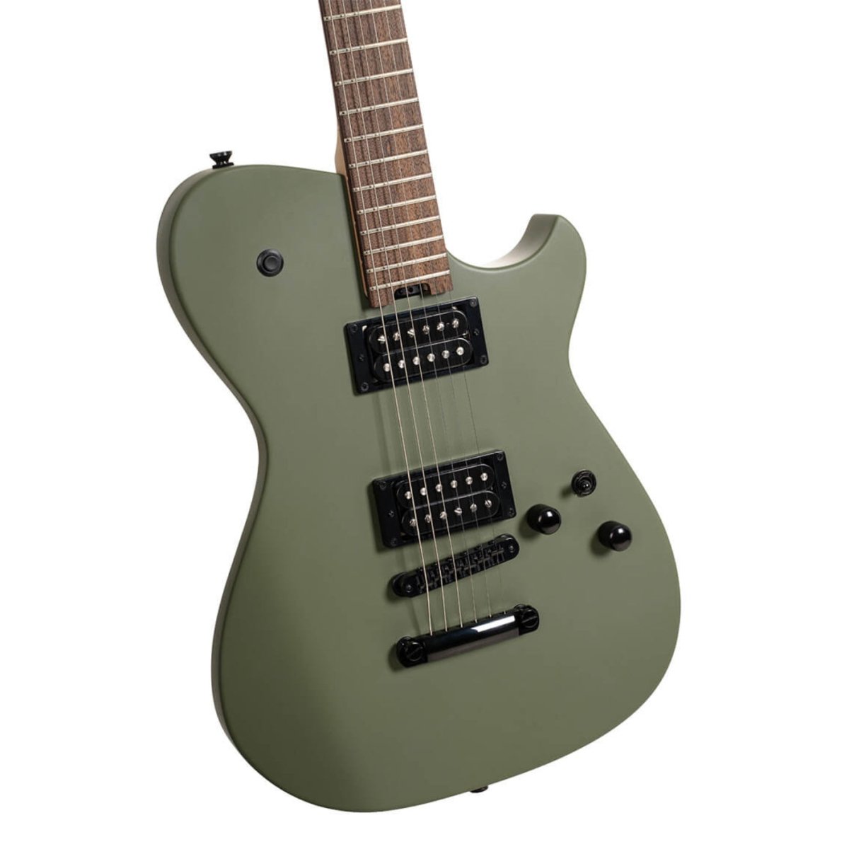 Cort MBM-2H Electric Guitar - Satin Olive Green Electric Guitars Sky Music