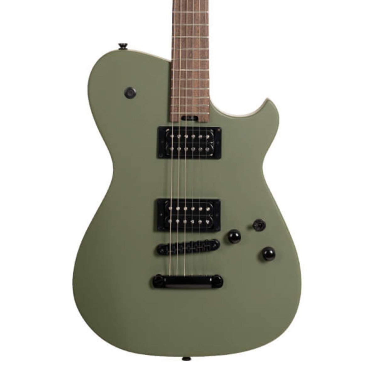 Cort MBM-2H Electric Guitar - Satin Olive Green Electric Guitars Sky Music