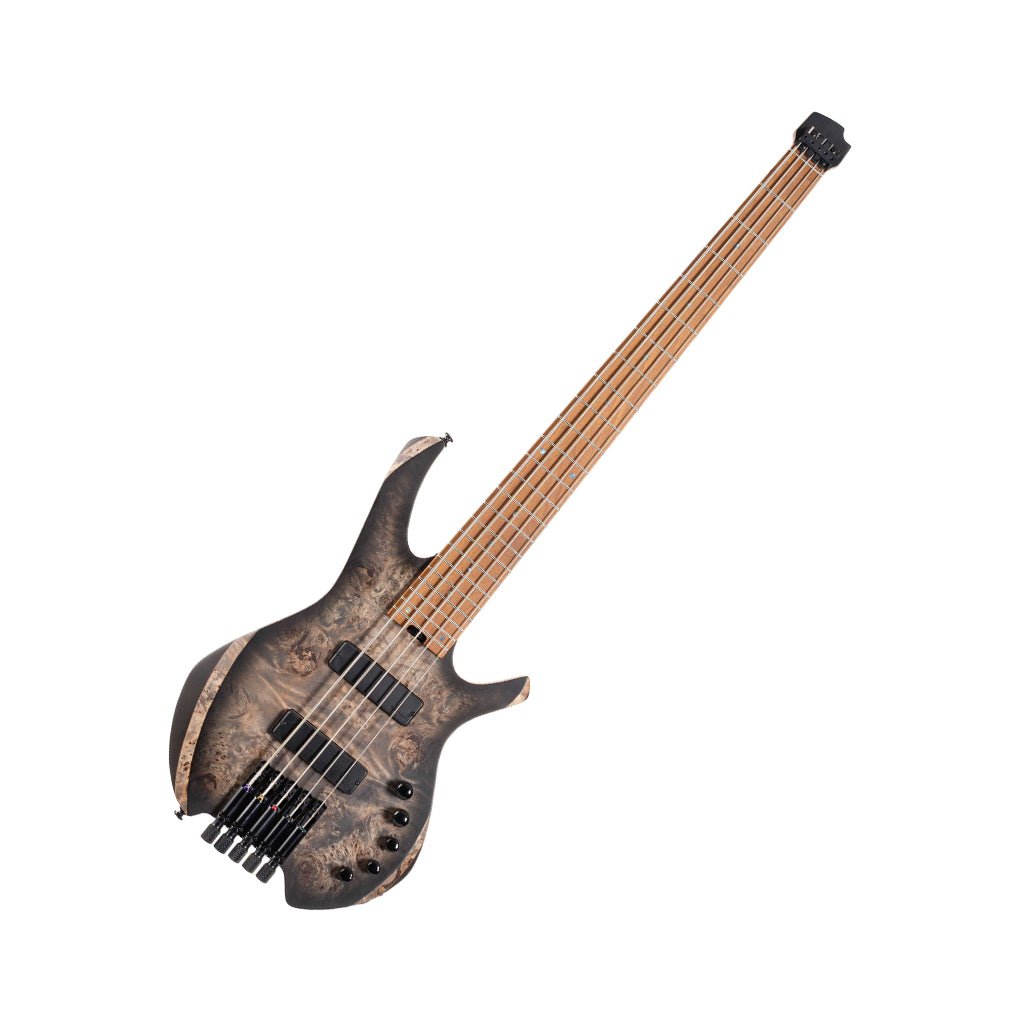 Cort Space 5 Bass w/Deluxe Gig Bag - Stardust Black Bass Guitars Sky Music