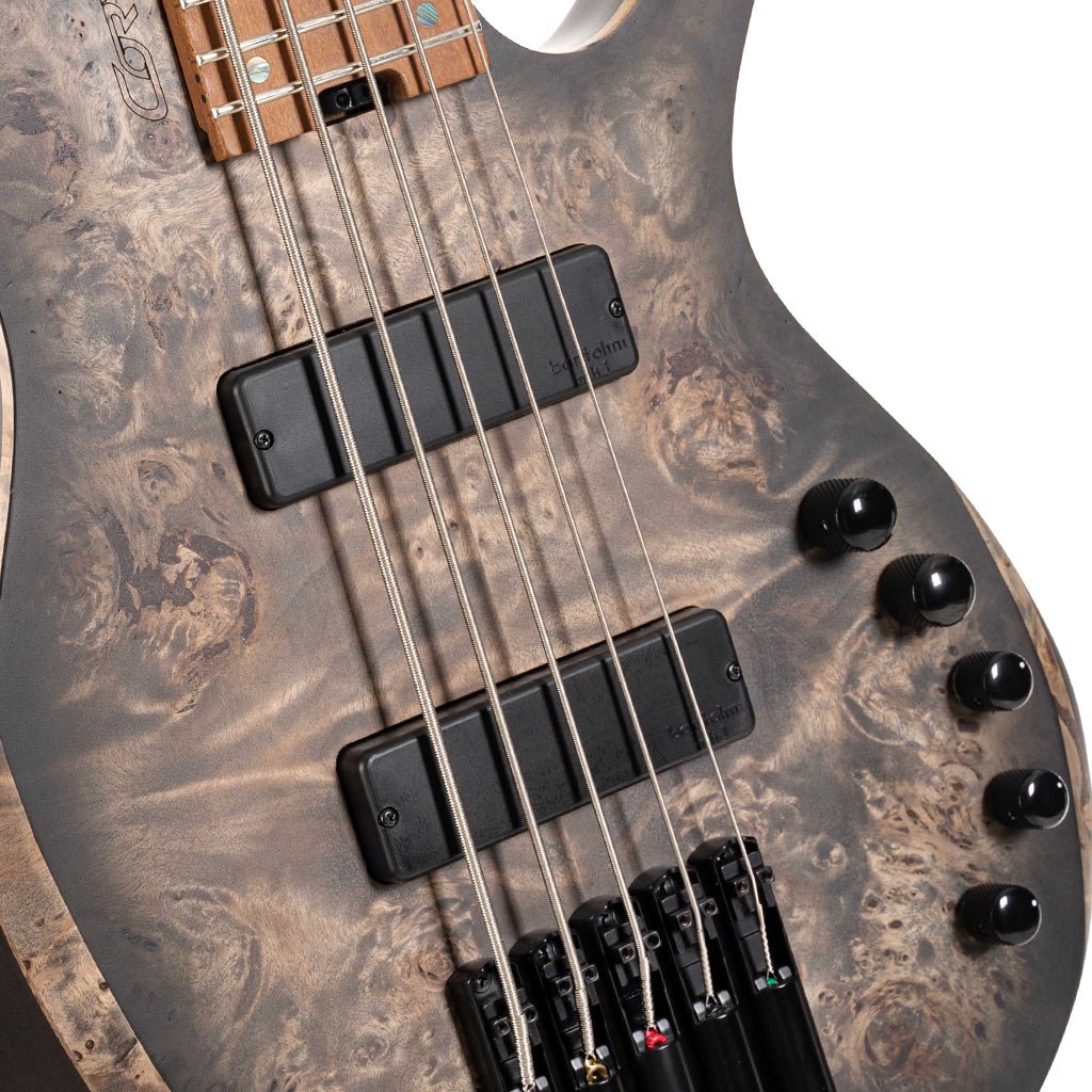 Cort Space 5 Bass w/Deluxe Gig Bag - Stardust Black Bass Guitars Sky Music