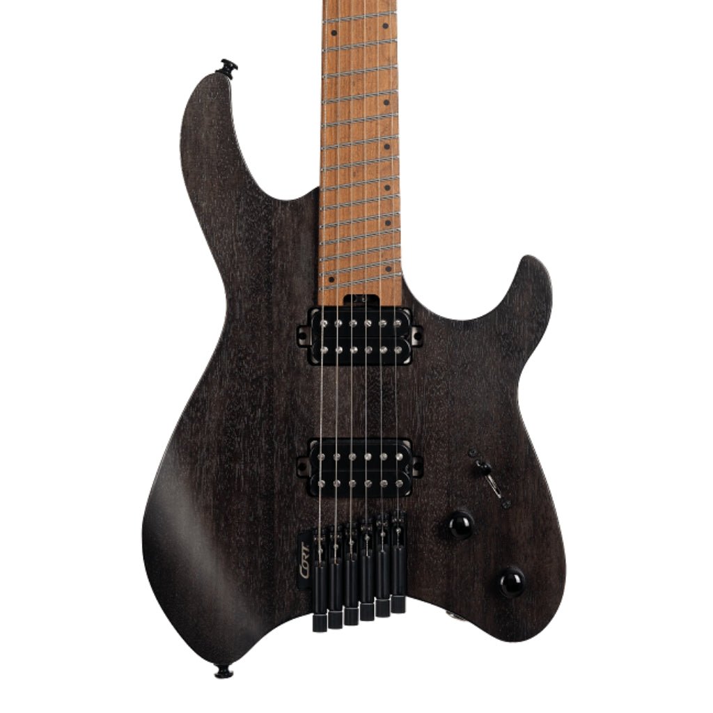 Cort Space G6MS Electric Guitar - Semi Gloss Trans Black Electric Guitars Sky Music