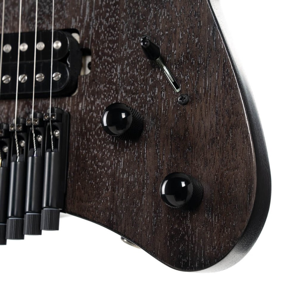 Cort Space G6MS Electric Guitar - Semi Gloss Trans Black Electric Guitars Sky Music