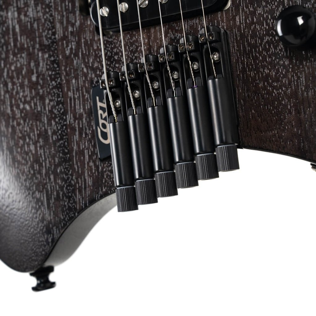 Cort Space G6MS Electric Guitar - Semi Gloss Trans Black Electric Guitars Sky Music