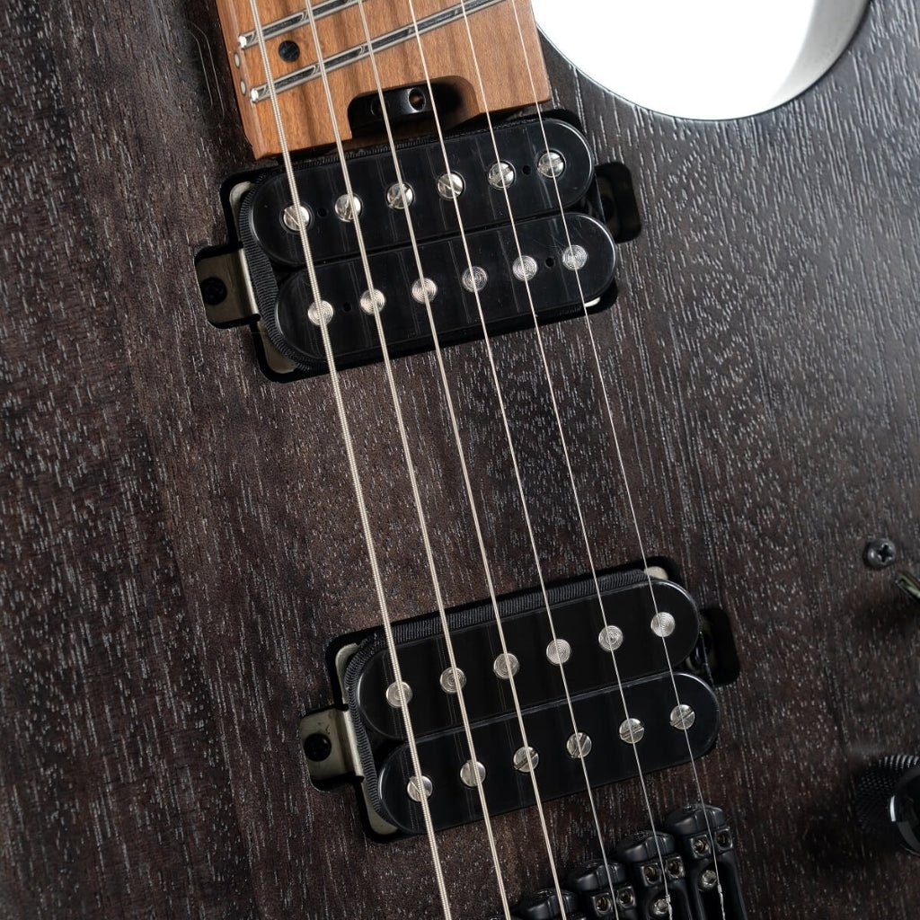Cort Space G6MS Electric Guitar - Semi Gloss Trans Black Electric Guitars Sky Music