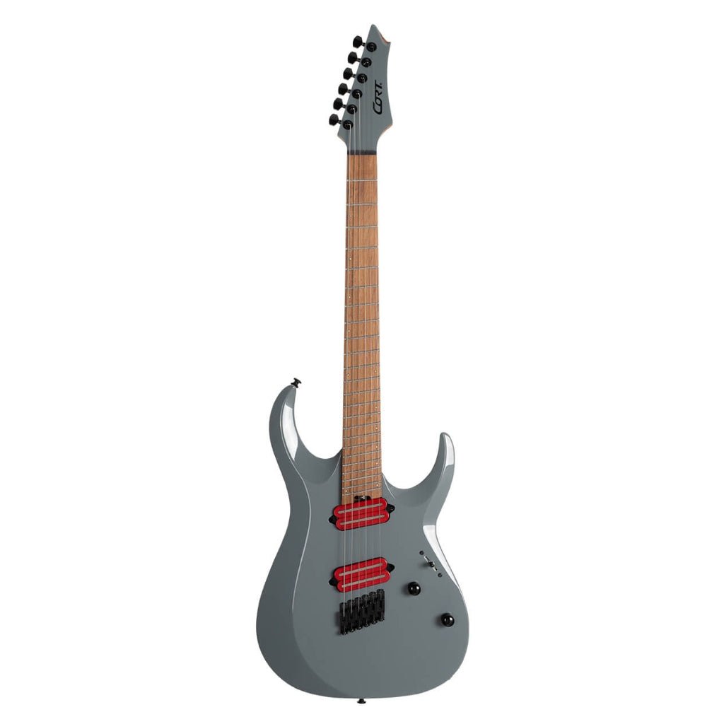 Cort X700 Mutility II Electric Guitar - Tactical Gray, Roasted Maple Fingerboard Electric Guitars Sky Music