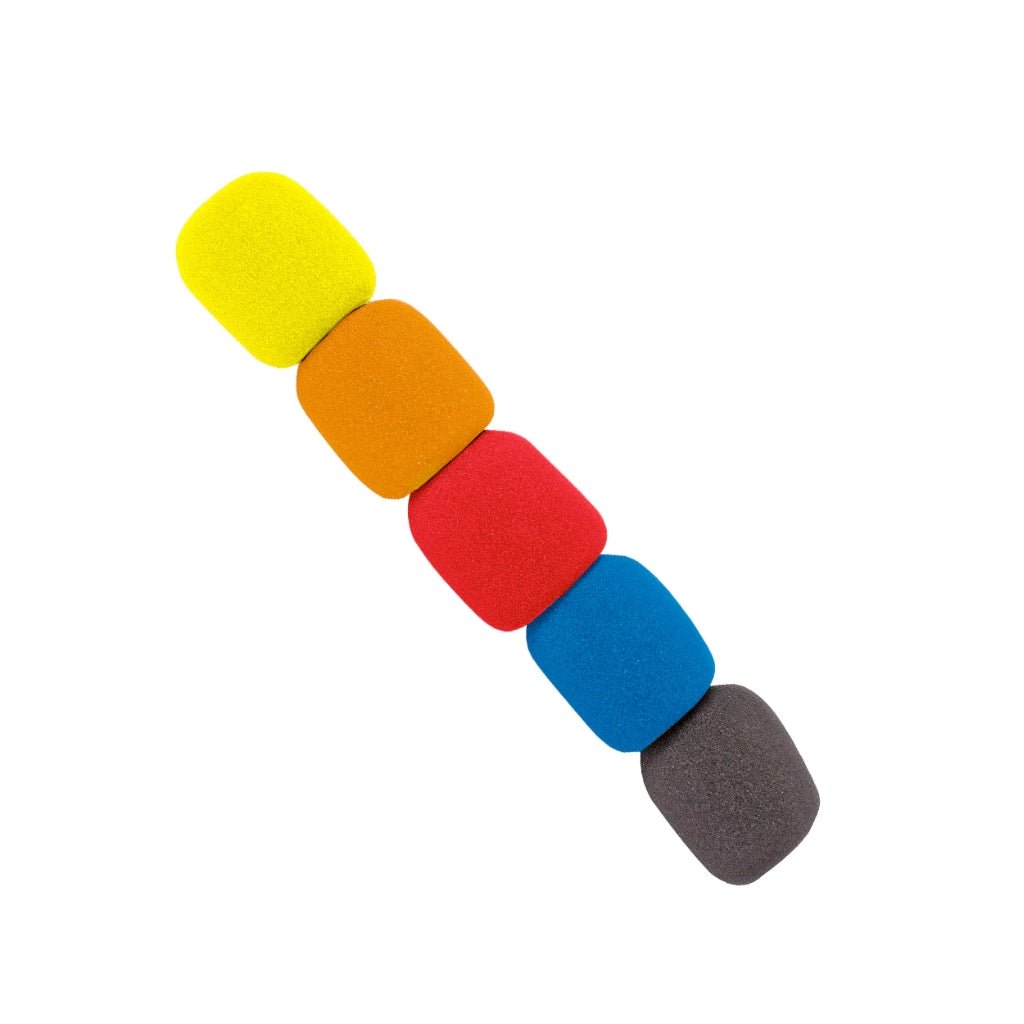 CPK - 35mm Windshield for 58 Style Microphones - coloured 5 pack Microphone Stands &amp; Accessories Sky Music