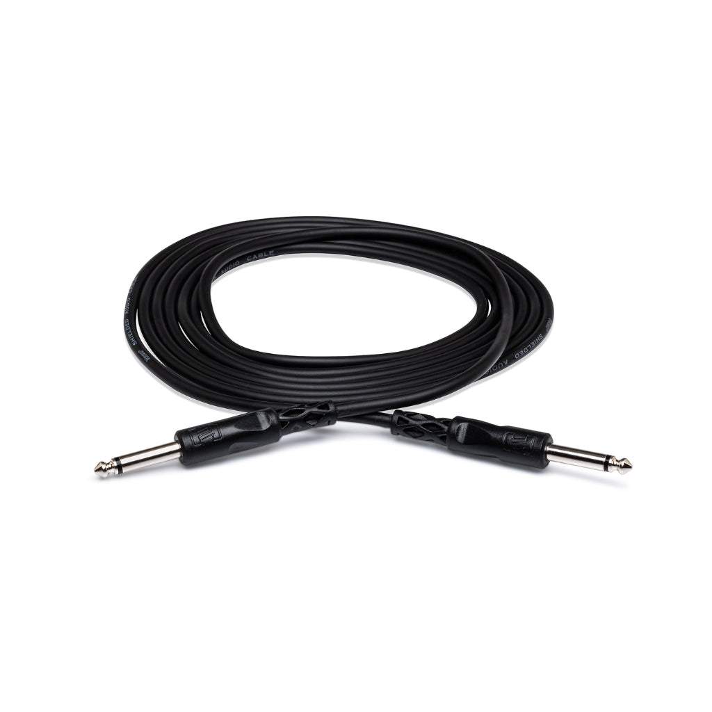 Hosa - 1/4 in TS to 1/4 in TS - Unbalanced Interconnect 1.5m
