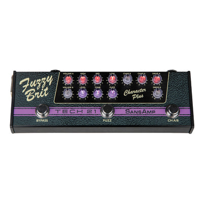 Tech 21 Character Plus Series Fuzzy Brit Pedal
