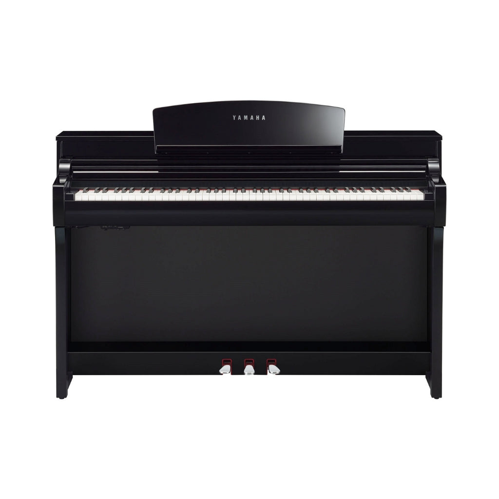 Yamaha - CSP255 - Smart Digital Piano with Stream Lights in Polished Ebony