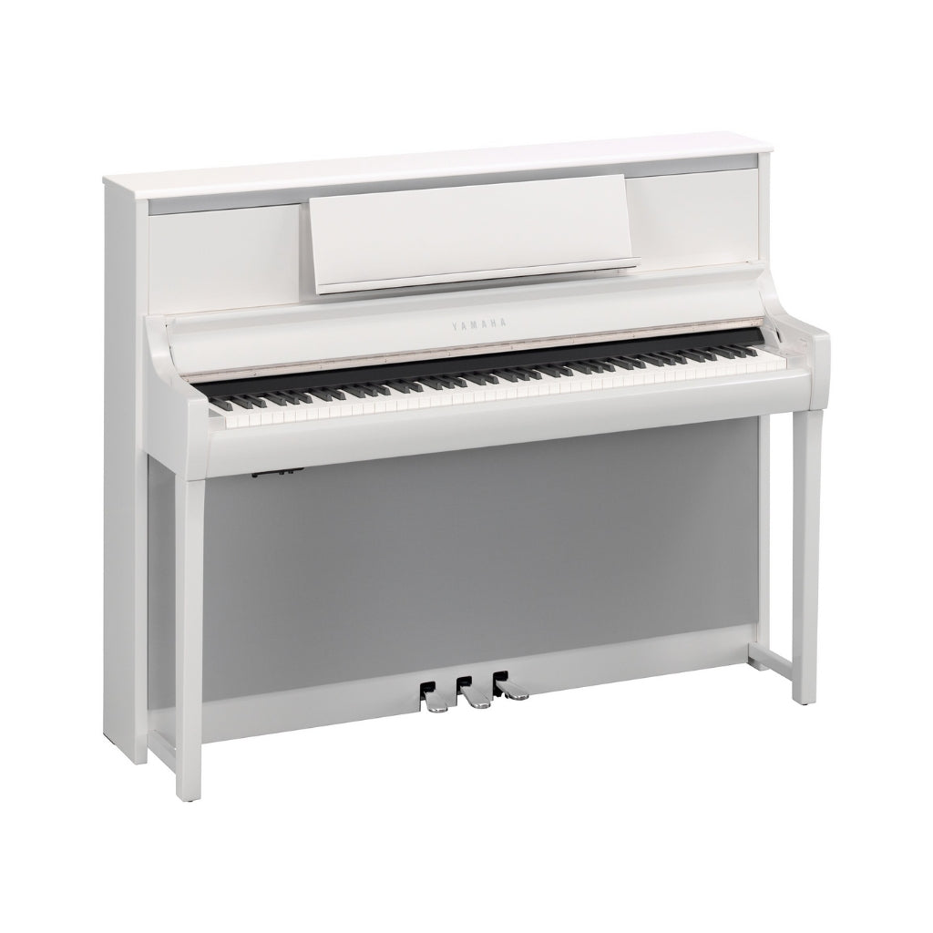 Yamaha - CSP295 - Smart Digital Piano with Stream Lights in Polished White