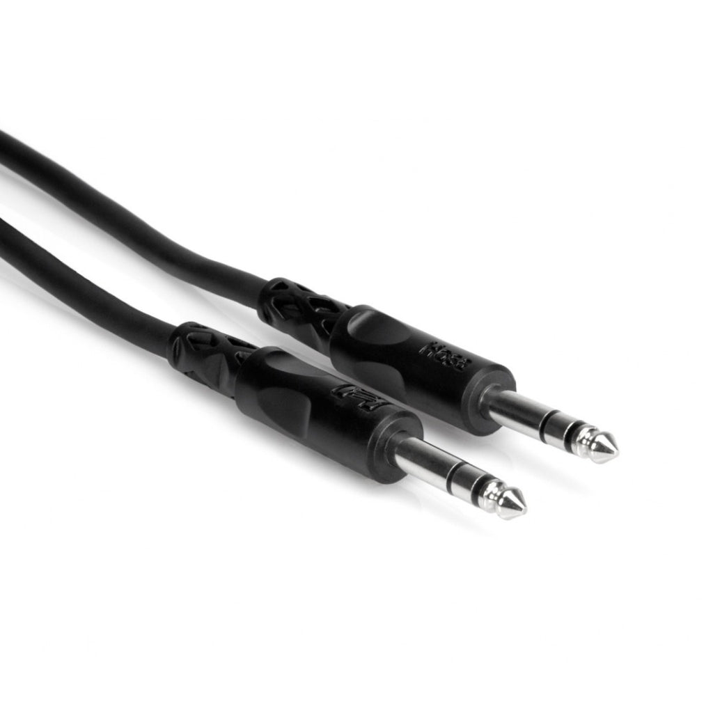 Hosa - 1/4 in TRS to 1/4 in TRS - Balanced Interconnect Cable 5ft