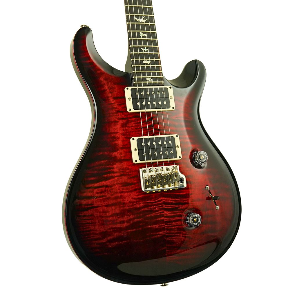 PRS Custom 24 Fire Smokeburst Pattern Thin Neck