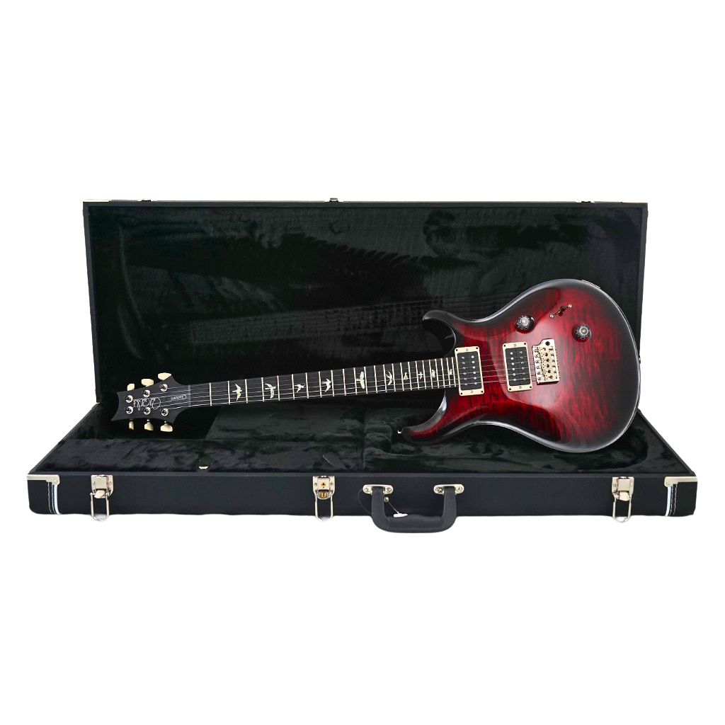 PRS Custom 24 Fire Smokeburst Pattern Thin Neck