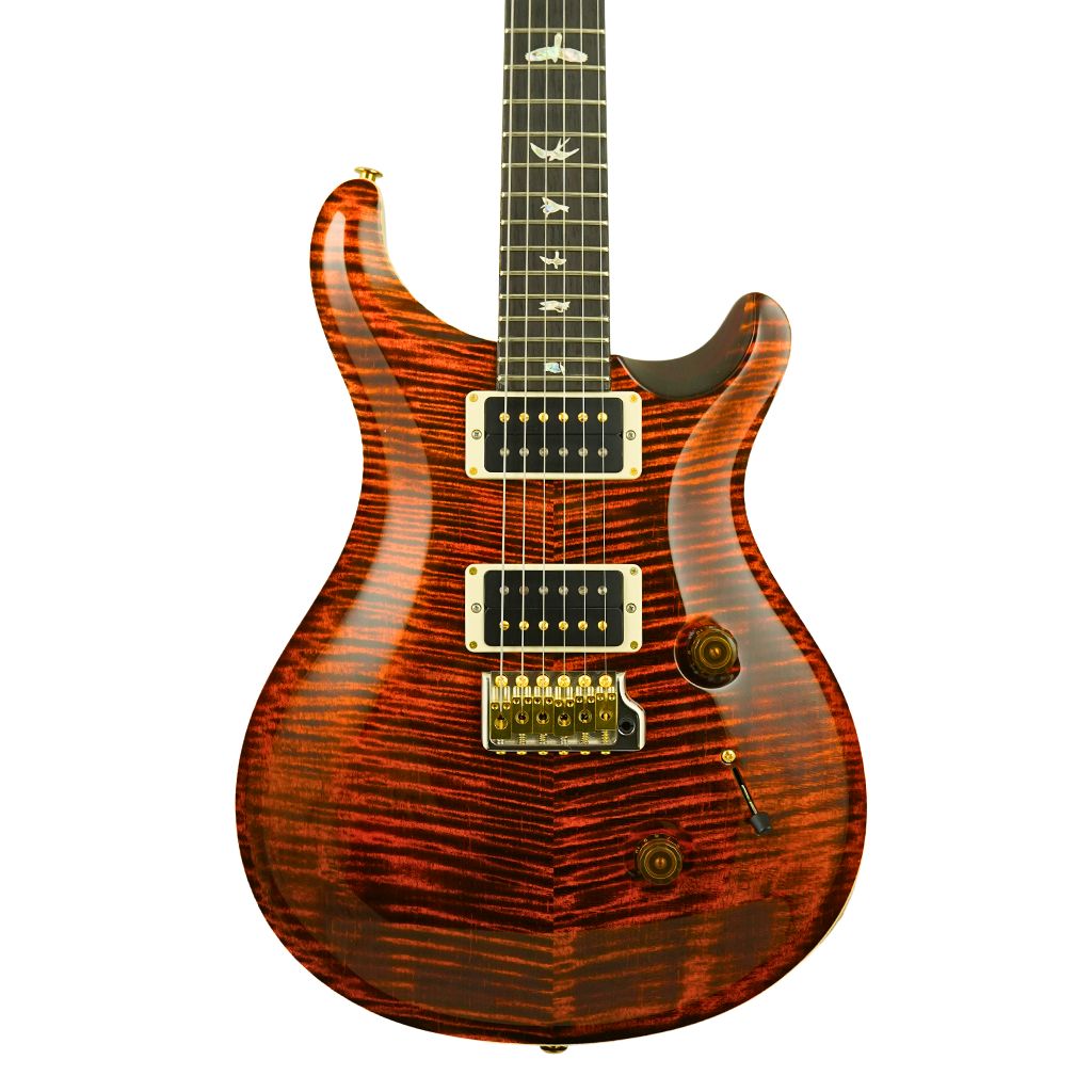 PRS Custom 24 Pat Thin Neck 10 Top Orange Tiger