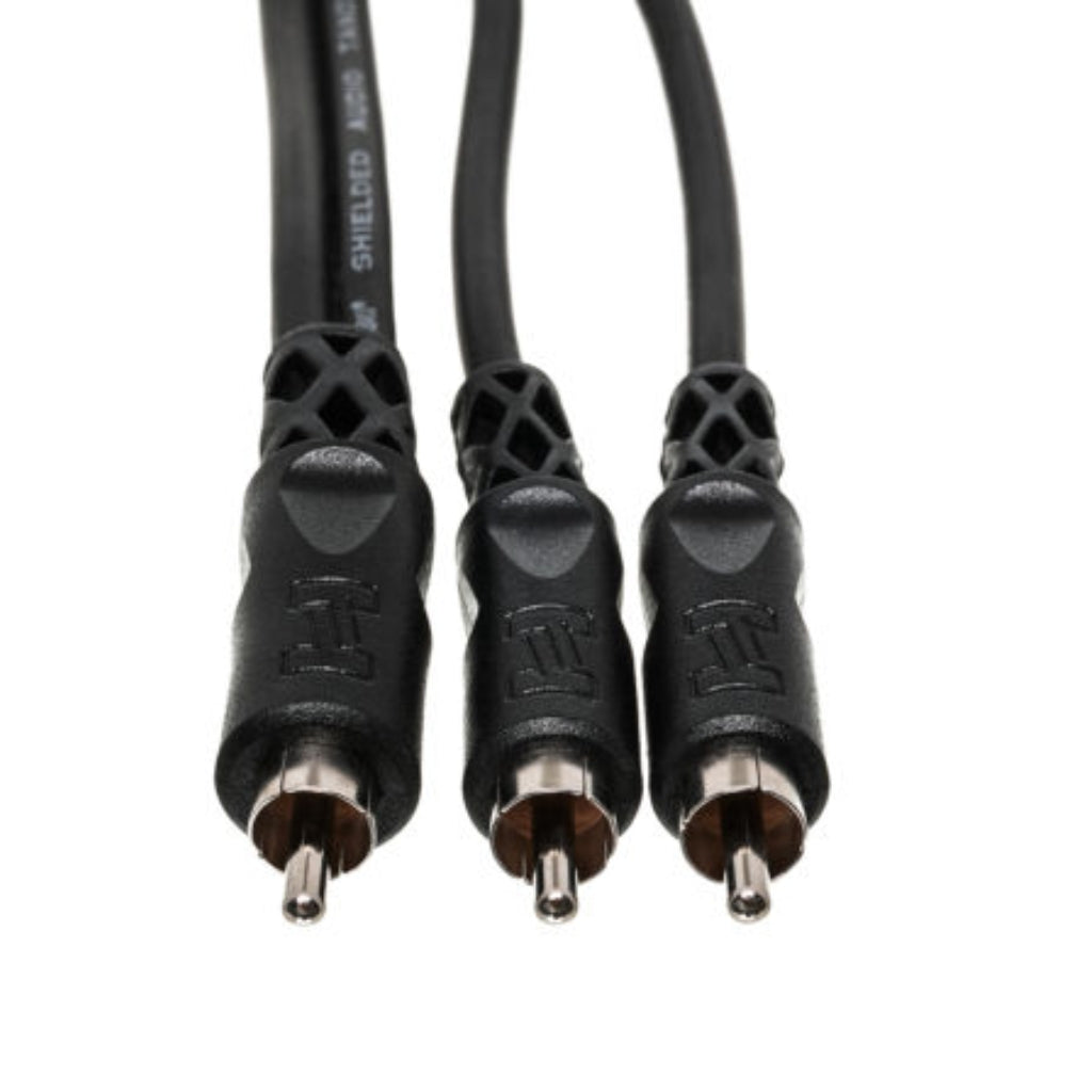 Hosa - RCA to Dual RCA - Y Cable 3ft