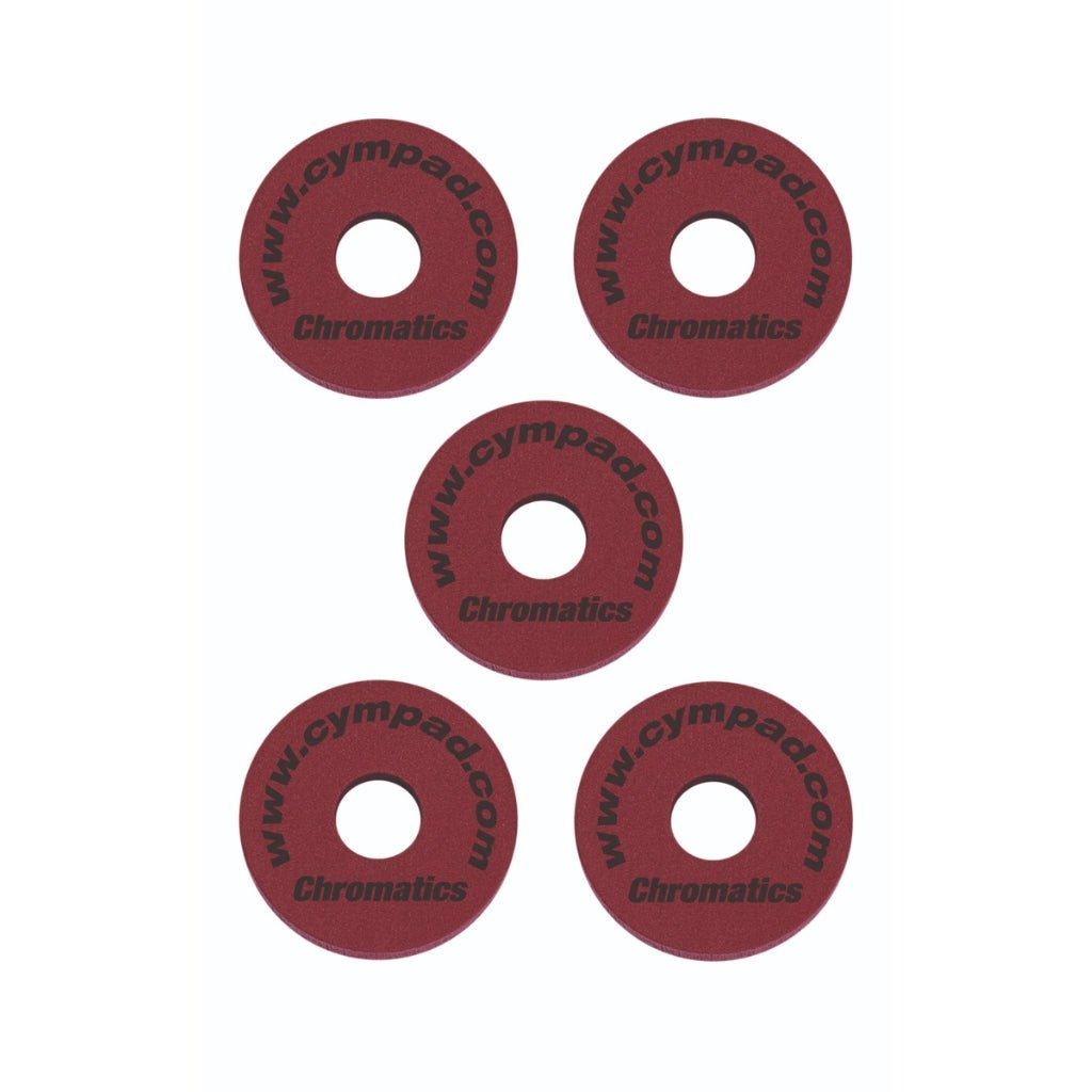Cympad Chromatics Coloured Cymbal Washers - Crimson Drum Accessories Sky Music