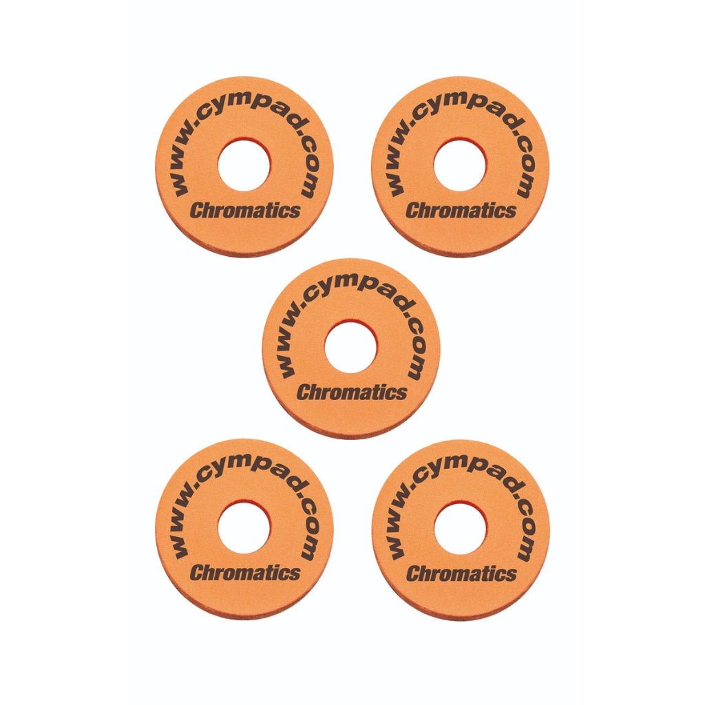Cympad Chromatics Coloured Cymbal Washers - Orange Drum Accessories Sky Music