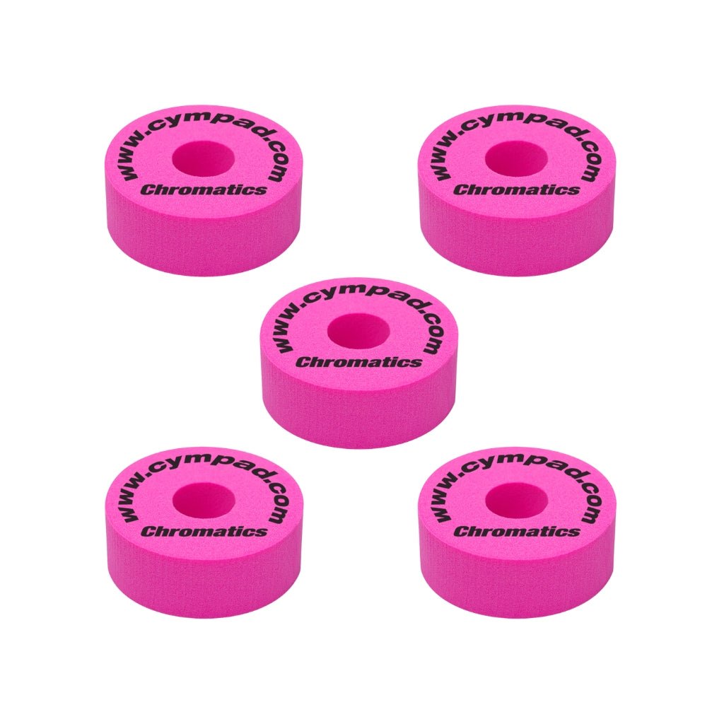 Cympad Chromatics Coloured Cymbal Washers - Pink Drum Accessories Sky Music