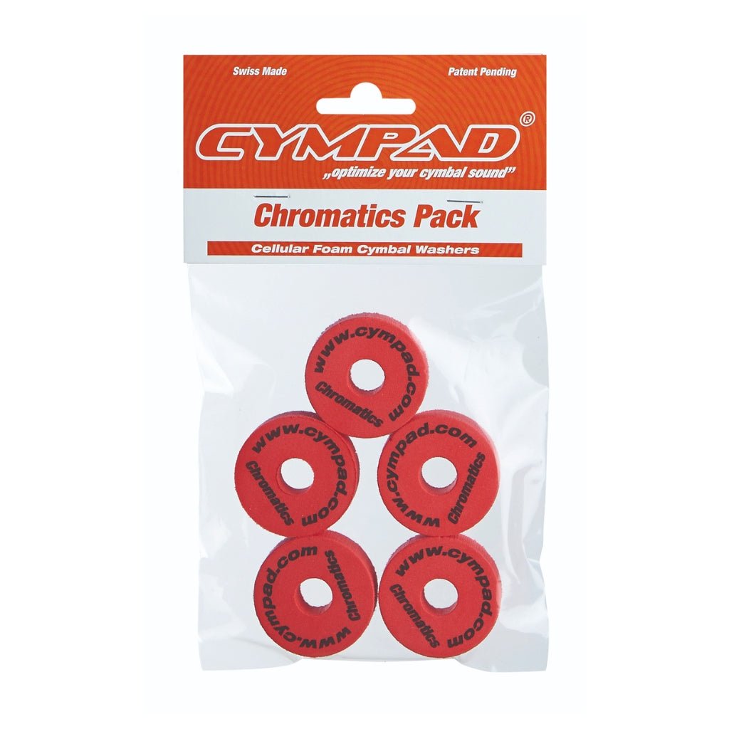 Cympad Chromatics Coloured Cymbal Washers - Red Drum Accessories Sky Music