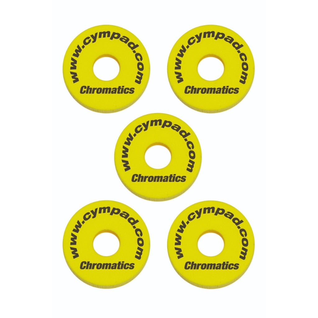 Cympad Chromatics Coloured Cymbal Washers - Yellow Drum Accessories Sky Music