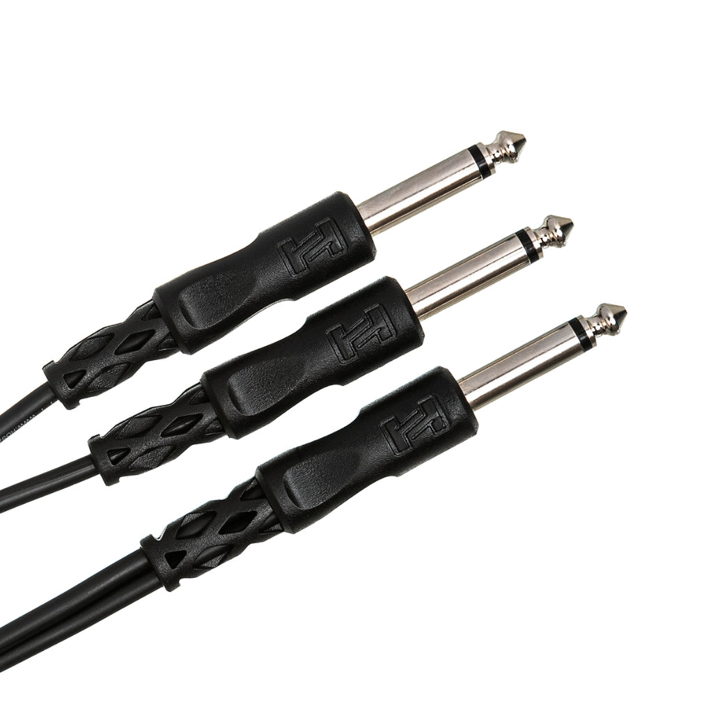 Hosa Technology - 1/4 in TS to Dual 1/4 in TS - Y Cable 5ft