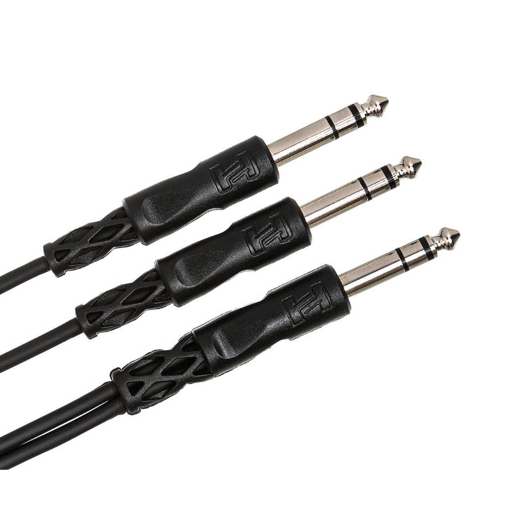 Hosa Technology - 1/4 in TRS to Dual 1/4 in TRS - Y Cable 5ft