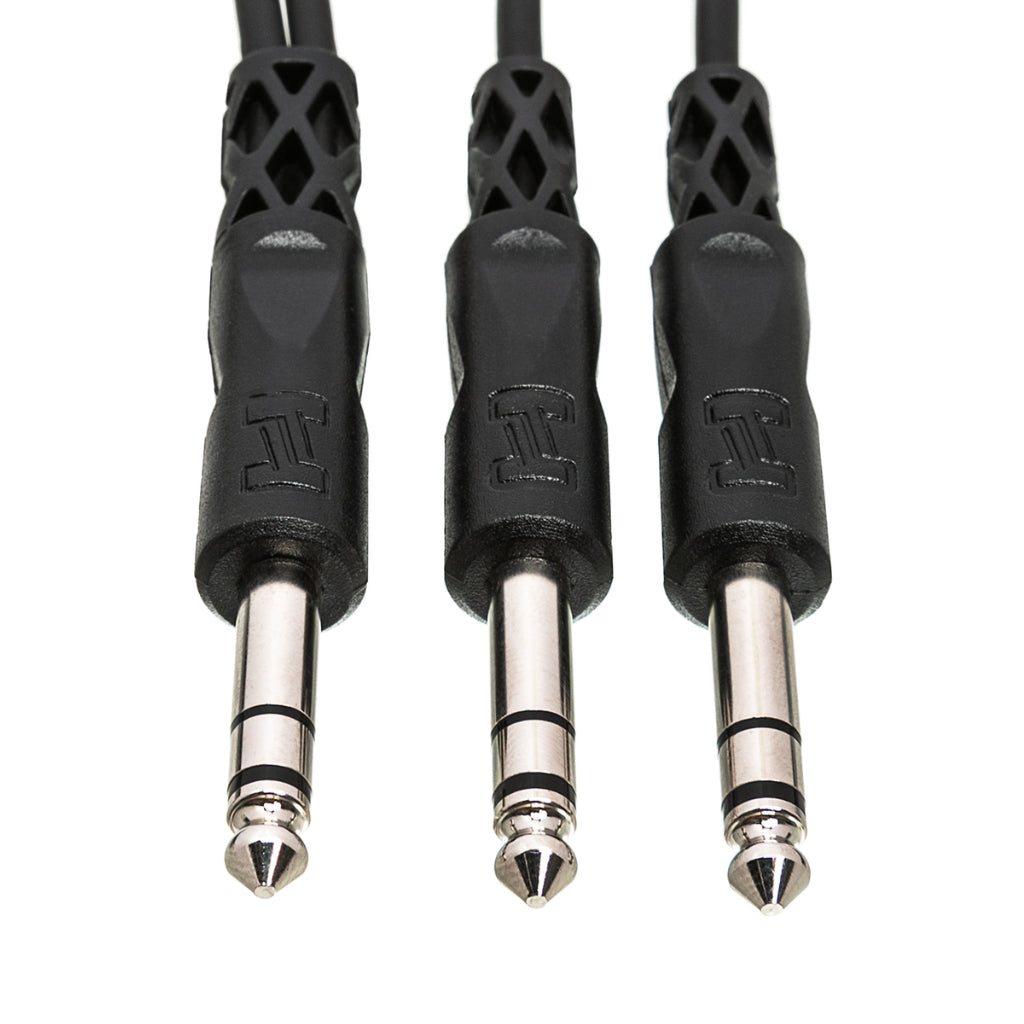 Hosa Technology - 1/4 in TRS to Dual 1/4 in TRS - Y Cable 5ft