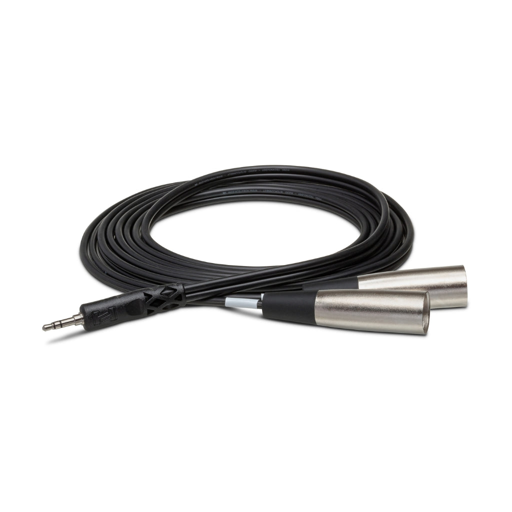 Hosa Technology - 3.5 mm TRS to Dual XLR3M - Stereo Breakout Cable 2m