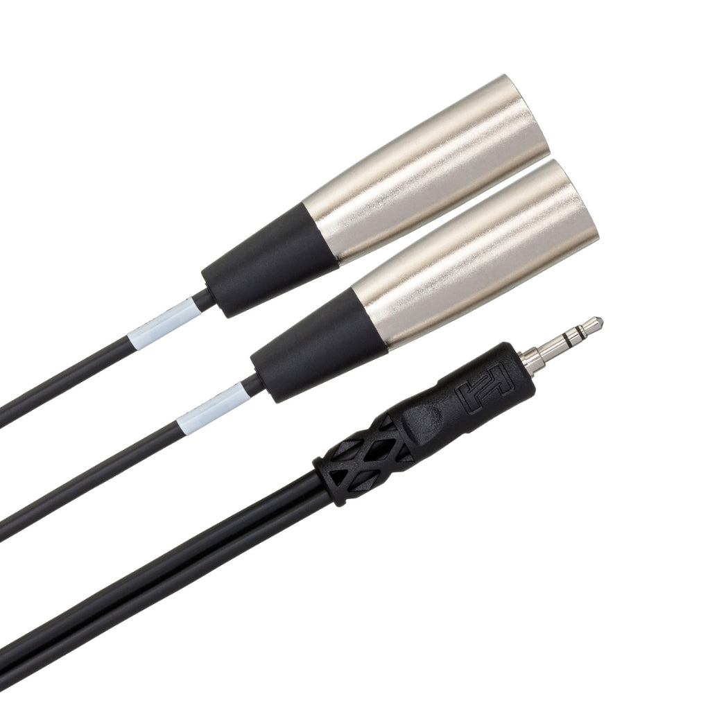 Hosa Technology - 3.5 mm TRS to Dual XLR3M - Stereo Breakout Cable 3m