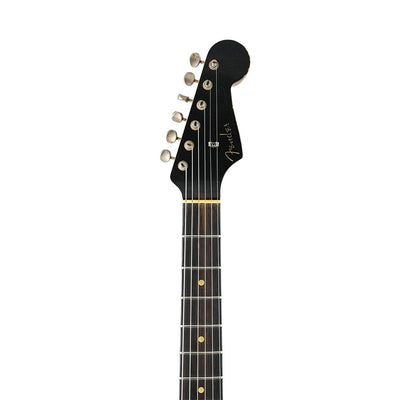 Fender Custom Shop - Limited Edition Dual-Mag II Strat Relic - Rosewood Fingerboard - Aged Black Over 3-Colour Sunburst