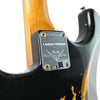 Fender Custom Shop - Limited Edition Dual-Mag II Strat Relic - Rosewood Fingerboard - Aged Black Over 3-Colour Sunburst