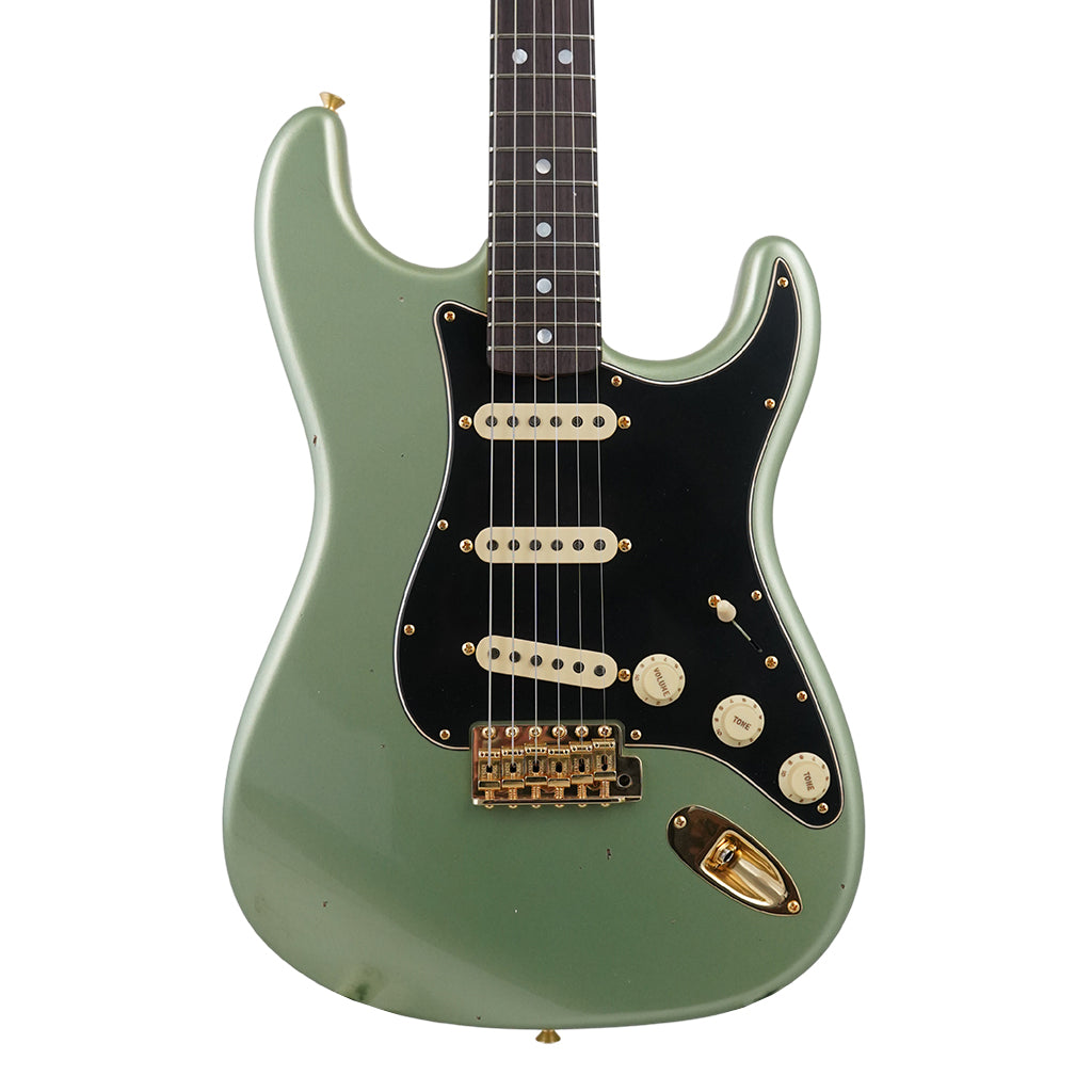 Fender Custom Shop 1965 Dual Mag Stratocaster Journeyman Relic Aged Sage Green Metallic