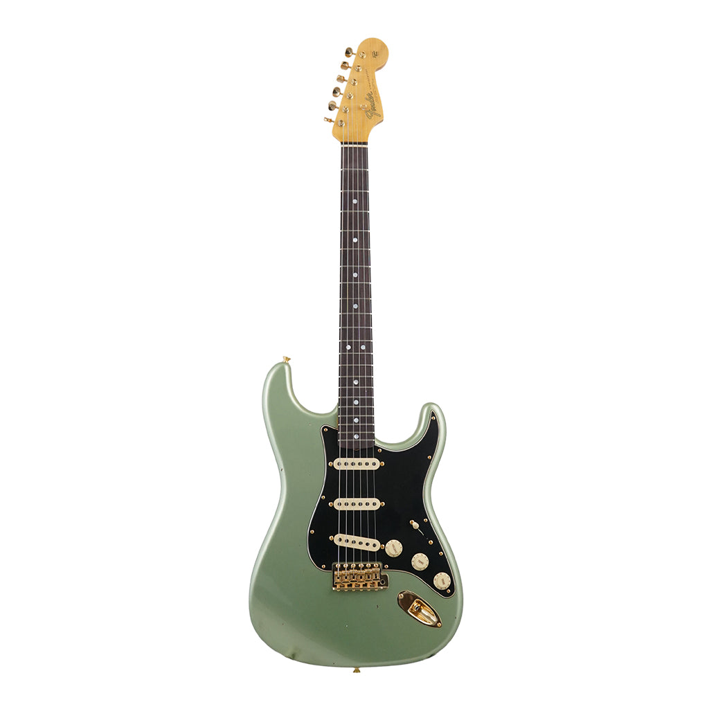 Fender Custom Shop 1965 Dual Mag Stratocaster Journeyman Relic Aged Sage Green Metallic